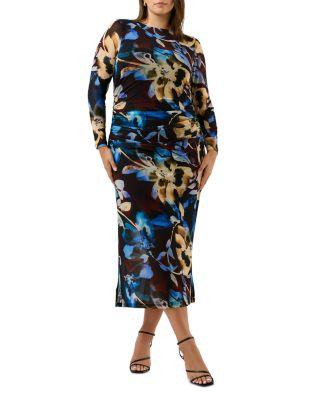 Cleo Mesh Midi Dress by ESTELLE PLUS