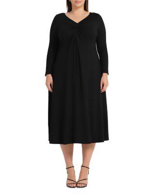 Equinox Long Sleeve Dress by ESTELLE PLUS