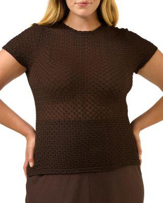 Plus Naomi Textured Top by ESTELLE PLUS