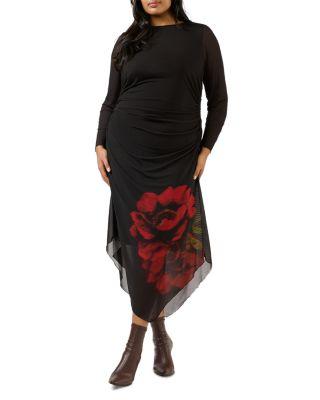Raya Asymmetric Dress by ESTELLE PLUS
