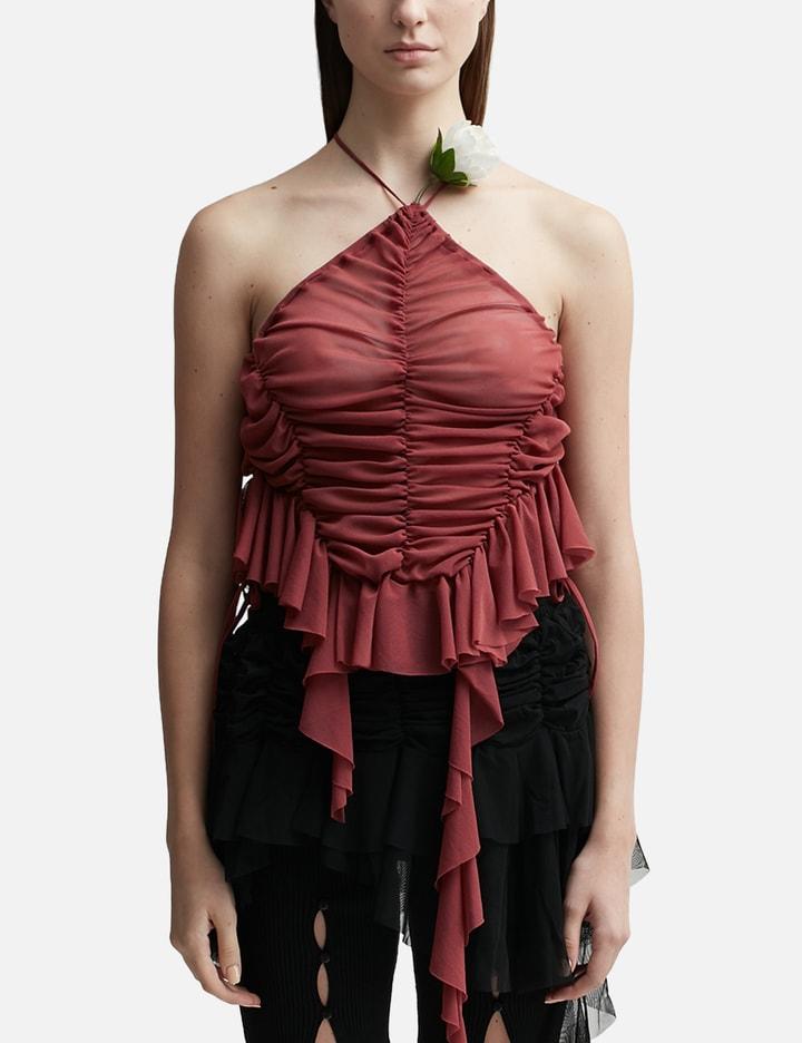 Flower Ruched Tank Top by ESTER MANAS