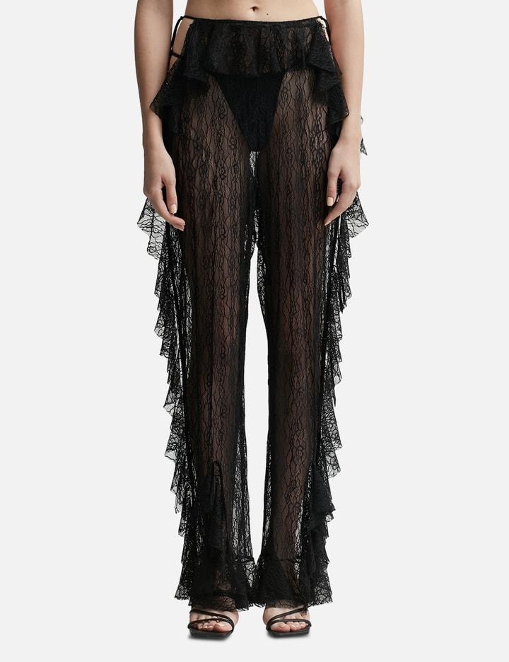 Mermaid Lace Ruffled Pants by ESTER MANAS