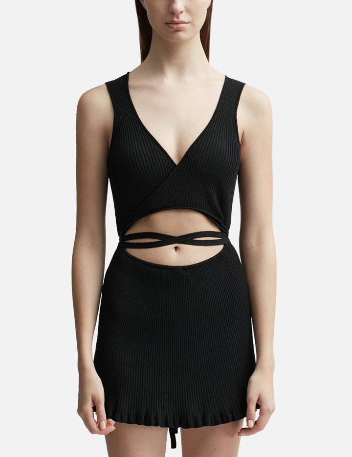 Mini Peephole Knit Dress by ESTER MANAS