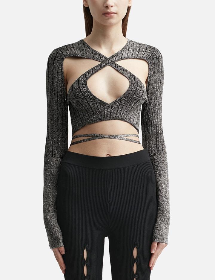 Peephole Wrap Top by ESTER MANAS