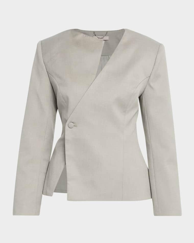 Andre Tailored Asymmetric Single-Button Jacket by ET OCHS
