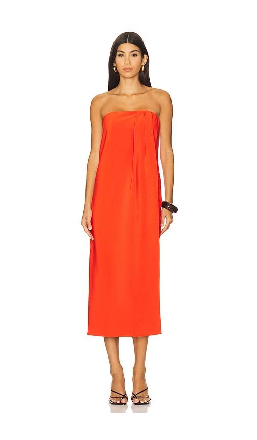ET OCHS Anika Dress in Red by ET OCHS