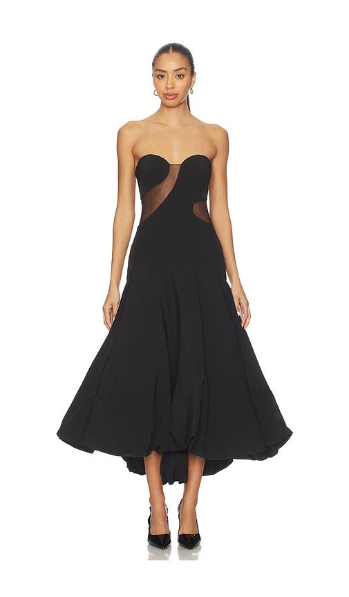 ET OCHS Daniella Bubble Dress in Black by ET OCHS