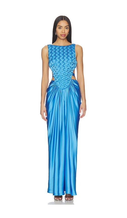 ET OCHS Magdalen Gown in Blue by ET OCHS