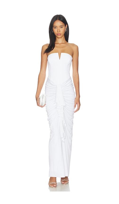 ET OCHS Selena Gown in White by ET OCHS
