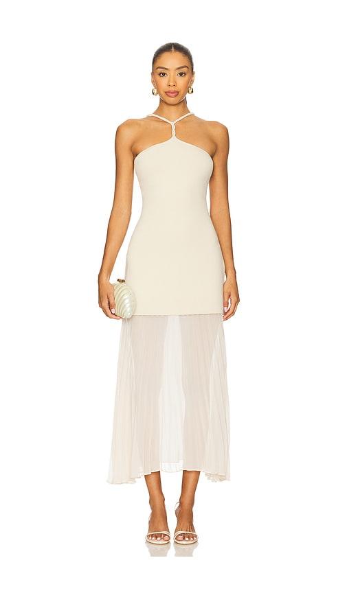 ET OCHS Veta Knit Dress in Beige by ET OCHS