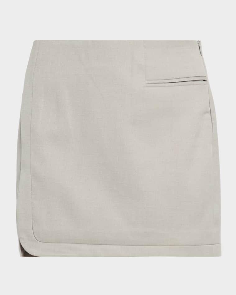 Smith Straight Suiting Mini Skirt by ET OCHS