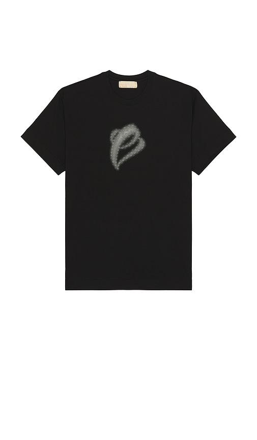 Etai LA 3D Print Dot Brust E Tee in Black by ETAI LA