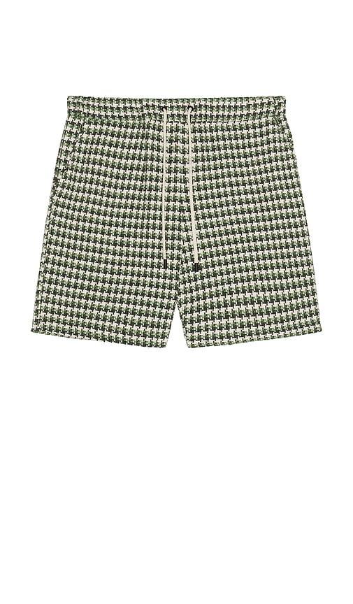 Etai LA Plaid Drawcord Shorts in Green by ETAI LA