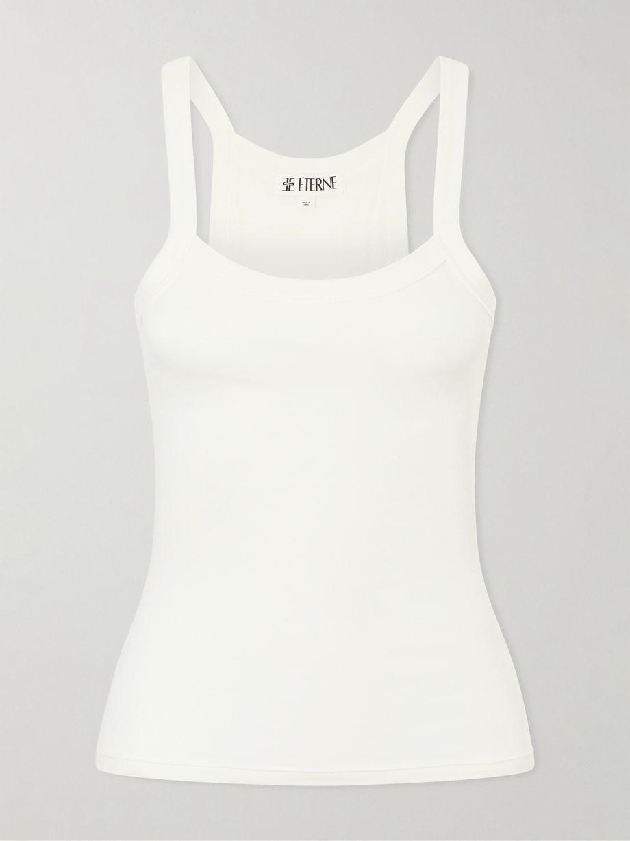 Duke cotton-blend tank by ETERNE