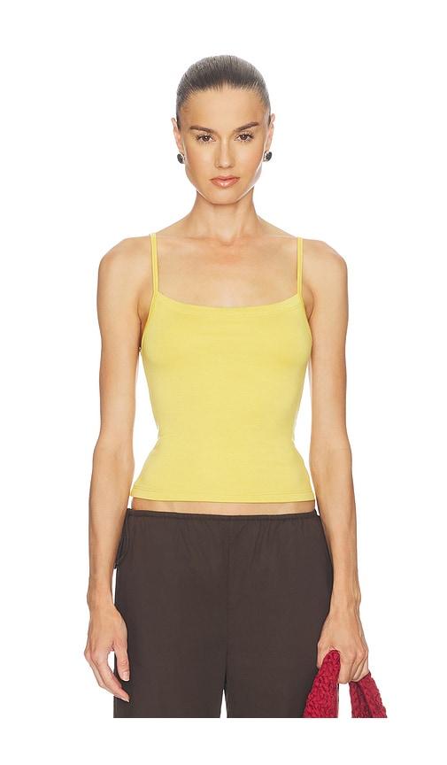 Eterne 90's Tank Top in Mustard by ETERNE