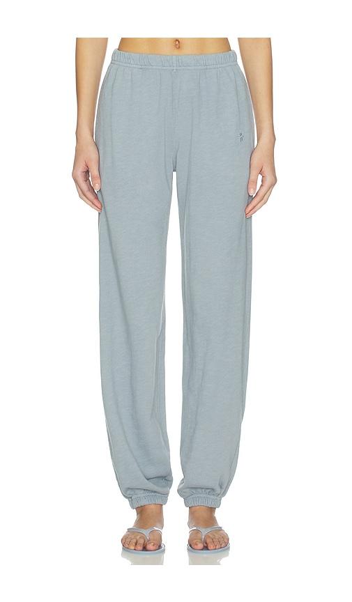 Eterne Lightweight French Terry Boyfriend Pocket Sweatpant in Slate by ETERNE