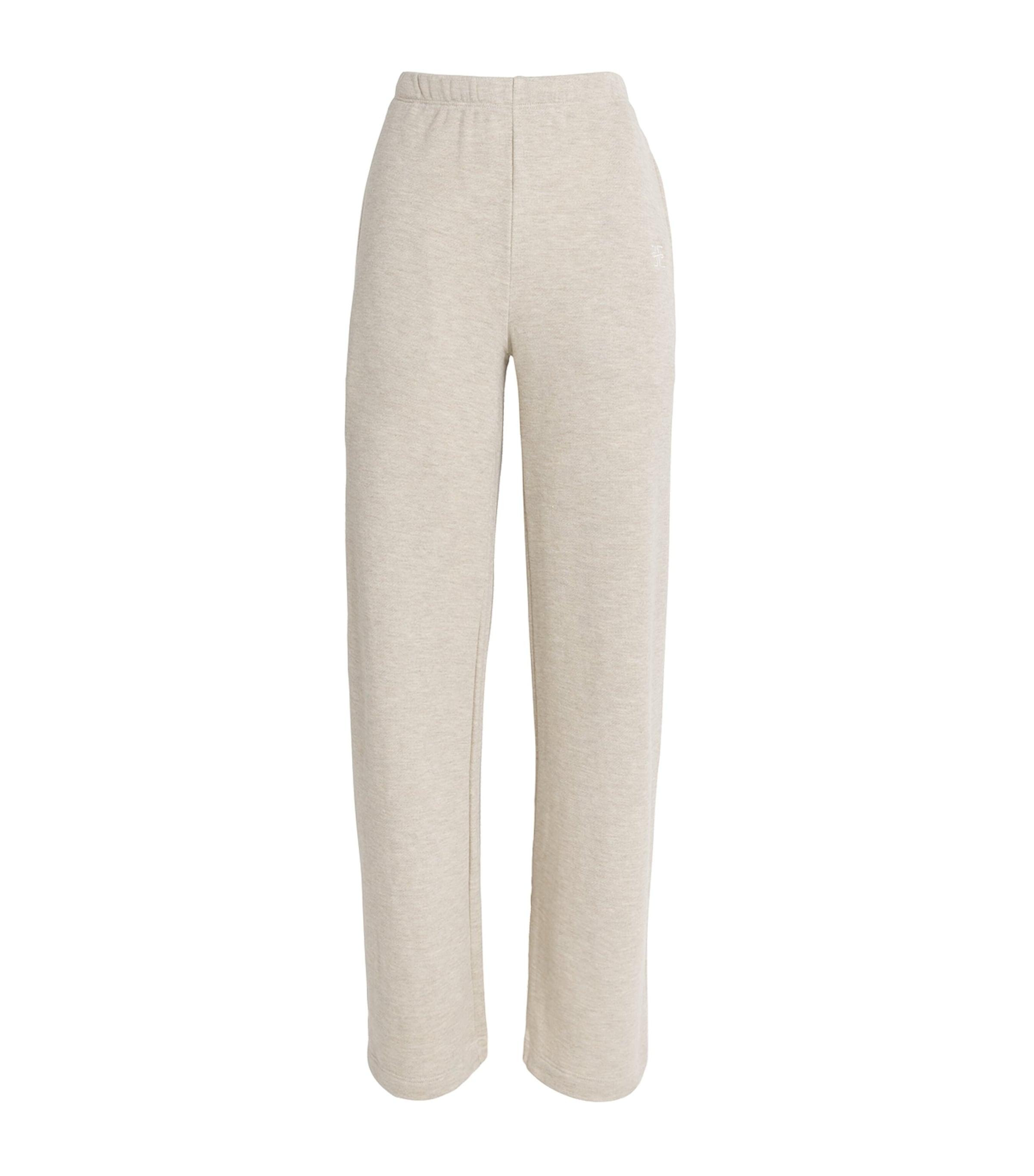 ÉTERNE Cotton-Blend Wide-Leg Sweatpants by ETERNE