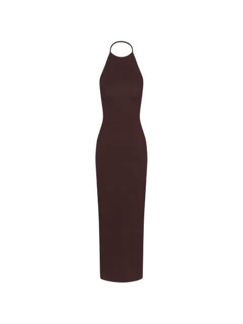 halterneck maxi dress by ETERNE