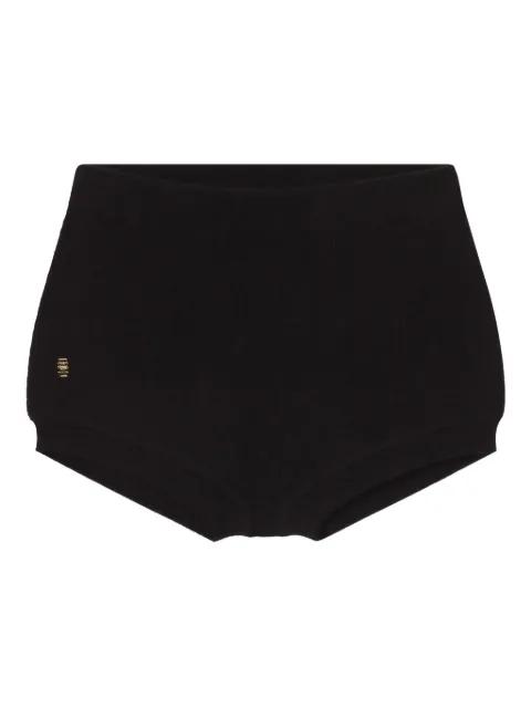 ribbed high-waisted shorts by ETERNE