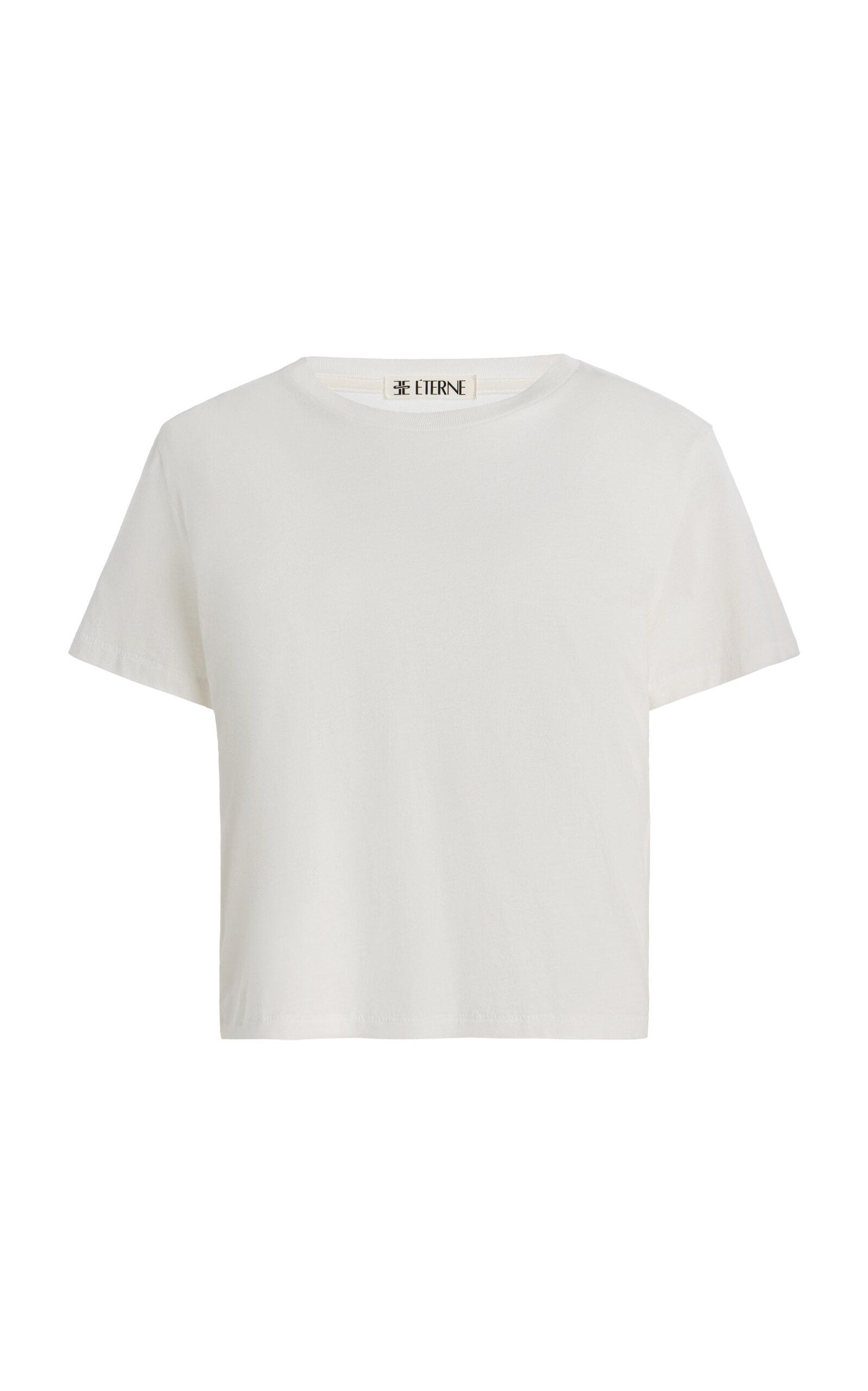 Éterne Boxy Cotton-Modal T-Shirt - Moda Operandi by ETERNE