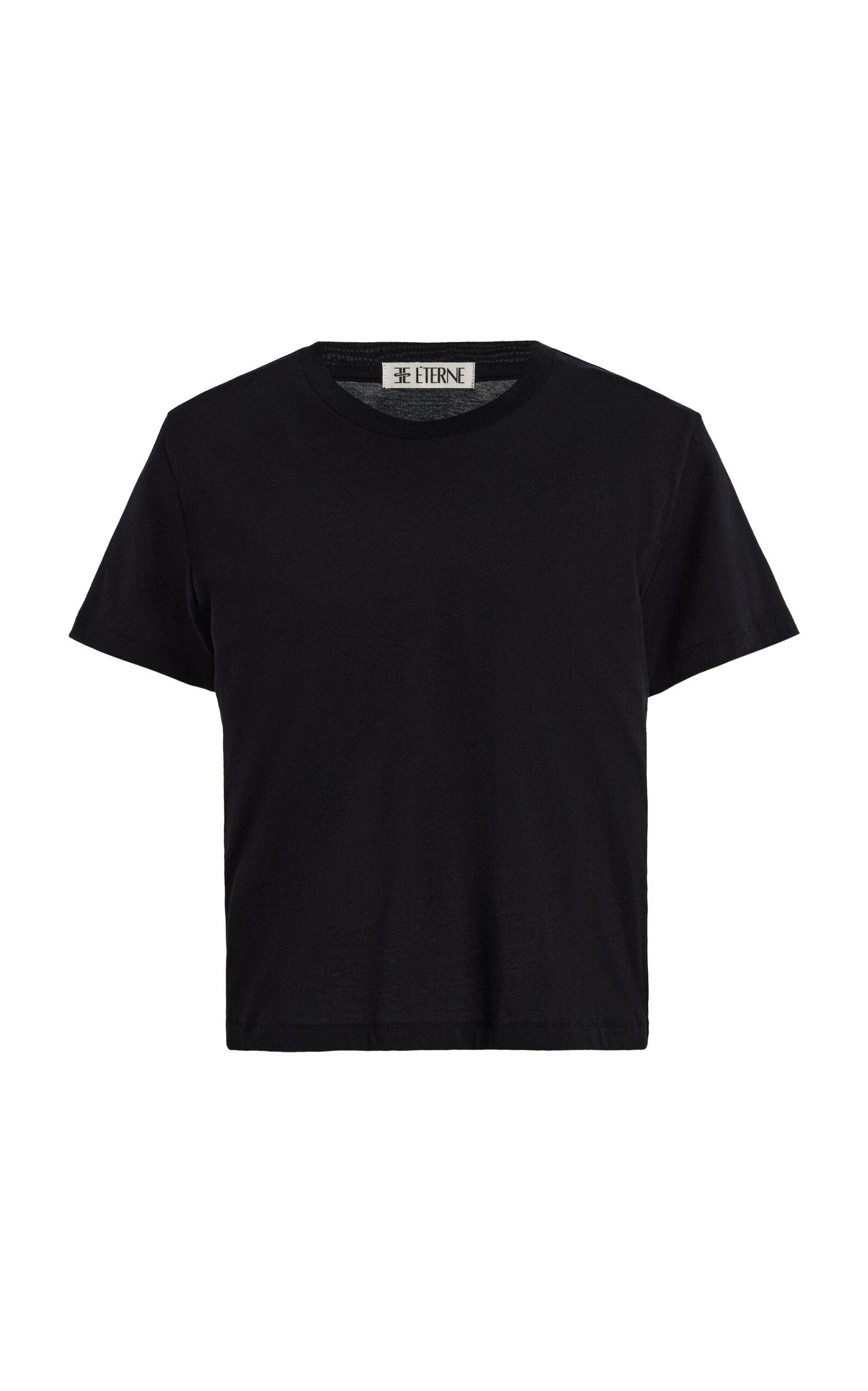 Éterne Boxy Cotton-Modal T-Shirt - Moda Operandi by ETERNE
