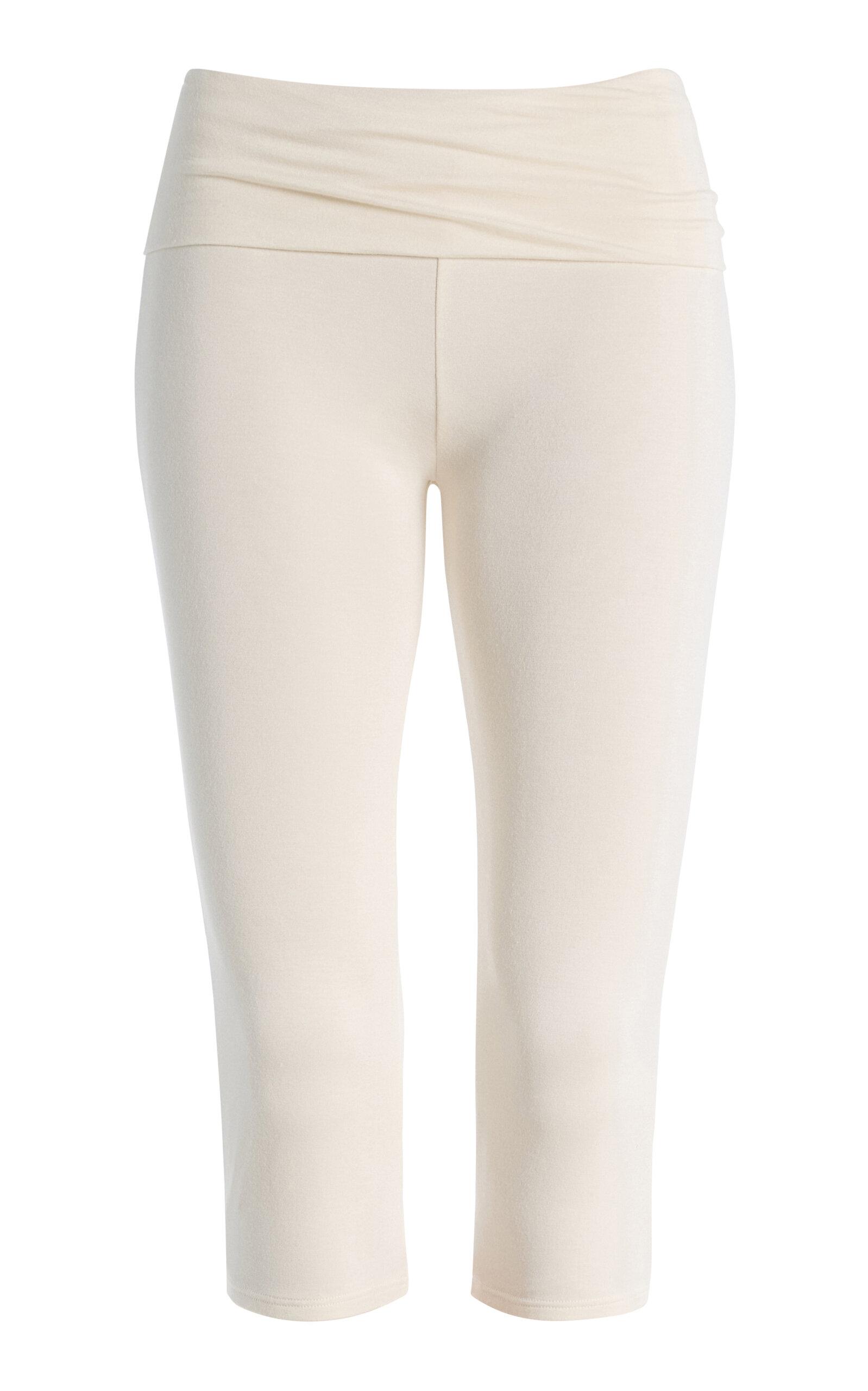 Éterne Foldover Jersey Capri Leggings - Moda Operandi by ETERNE