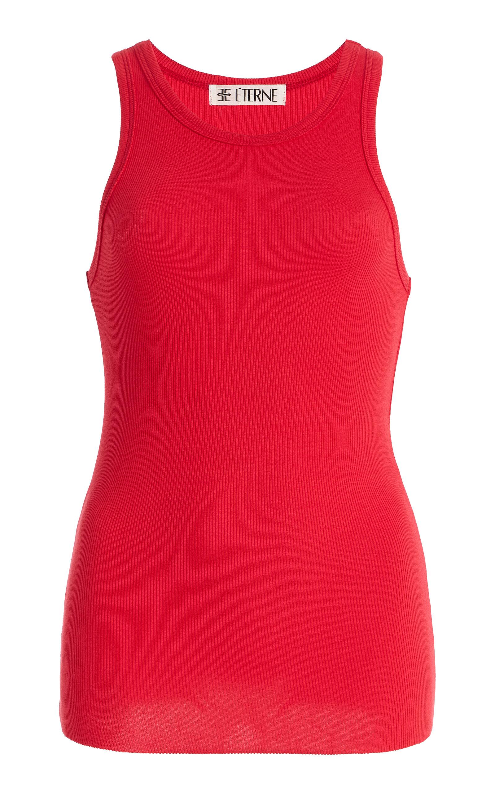 Éterne High-Neck Fitted Jersey Tank Top - Moda Operandi by ETERNE