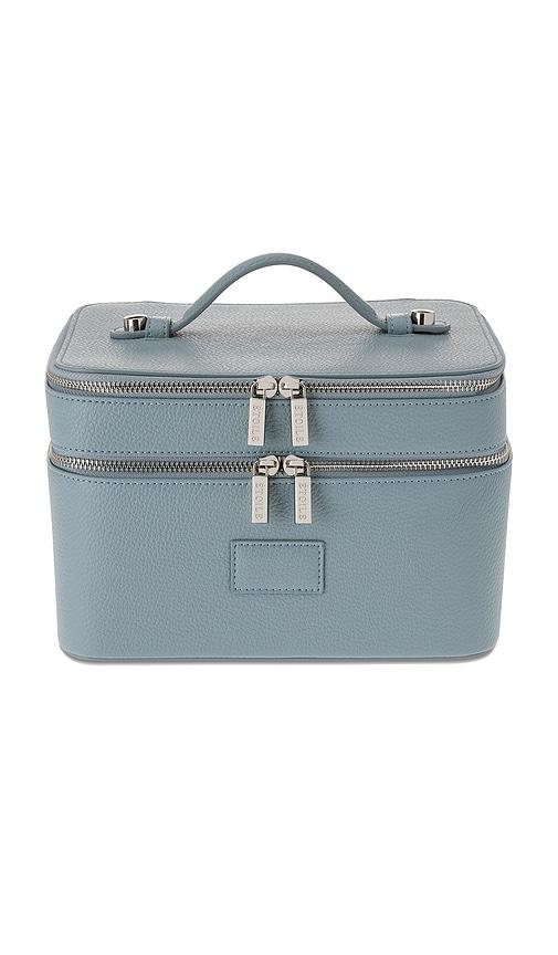 ETOILE COLLECTIVE Duo Vanity Case in Robin Blue by ETOILE COLLECTIVE