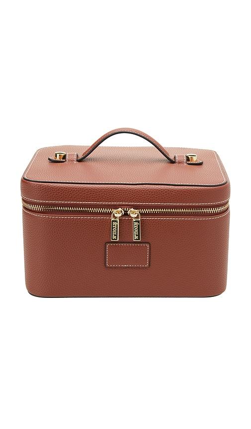 ETOILE COLLECTIVE Vanity Case in Ginger Brown by ETOILE COLLECTIVE ETOILE COLLECTIVE Vanity Case in Ginger Brown by ETOILE COLLECTIVE