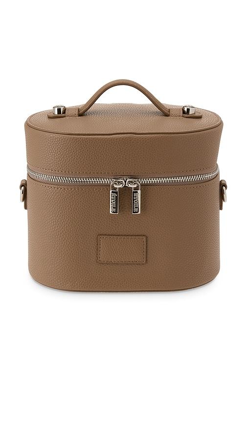ETOILE COLLECTIVE x Revolve Oval Toiletry Case in Cappuccino by ETOILE COLLECTIVE