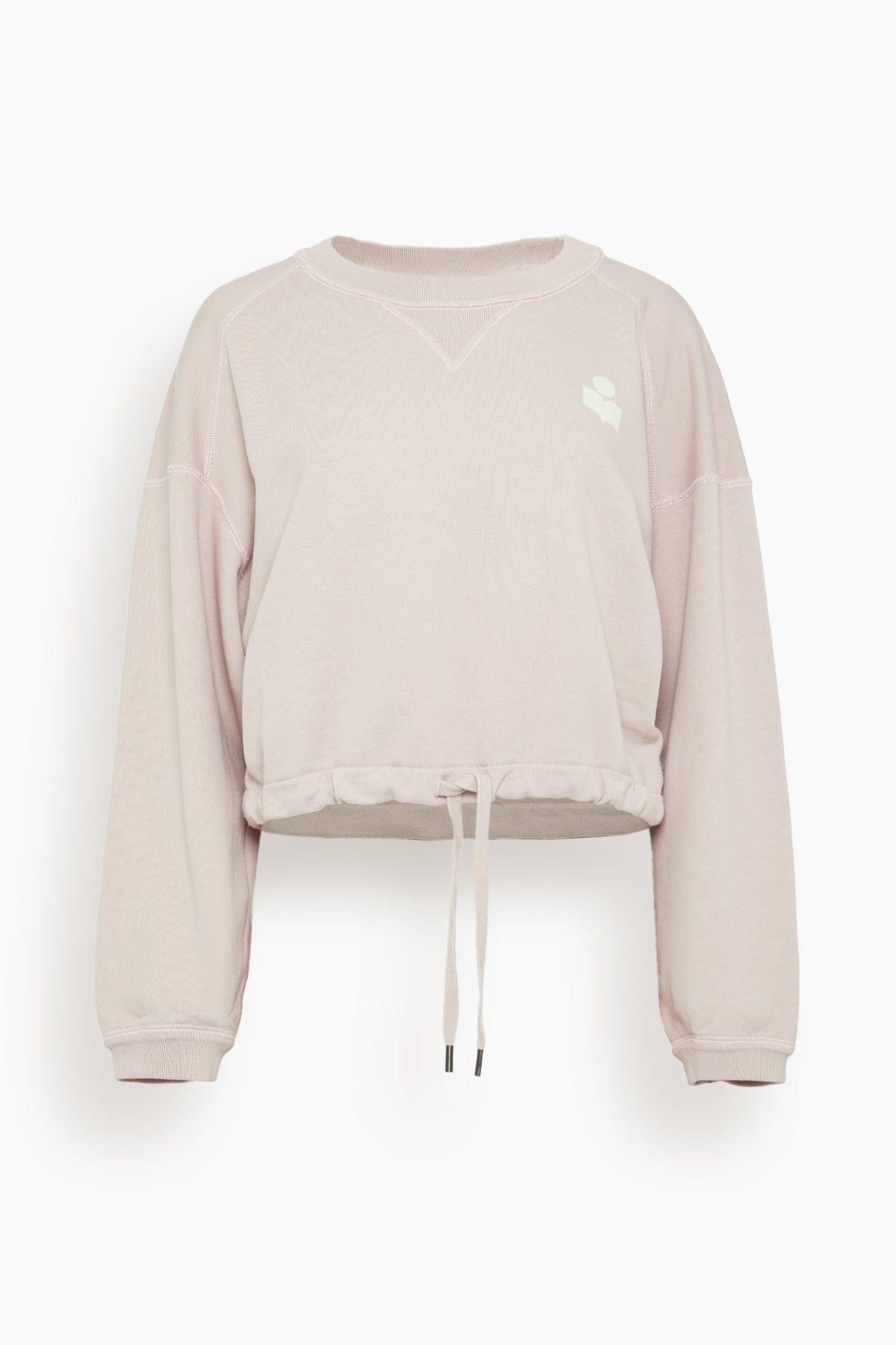 Margo Sweatshirt in Light Pink/Ecru by ETOILE ISABEL MARANT