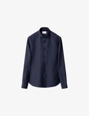 Casual-Fit Long-Sleeve Linen Shirt by ETON