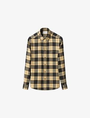 Checked Casual-Fit Cotton-Flannel Shirt by ETON
