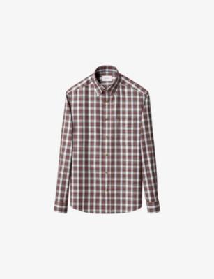 Checked Casual-Fit Cotton-Twill Shirt by ETON