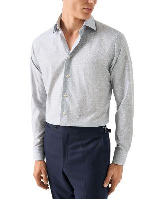 Contemporary Fit Floral Twill Shirt by ETON