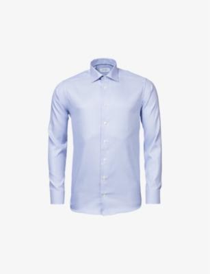 Cutaway Collar Single-Cuff Slim-Fit Cotton Shirt by ETON