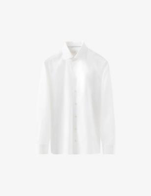 Elevated-Twill Contemporary-Fit Cotton Shirt by ETON