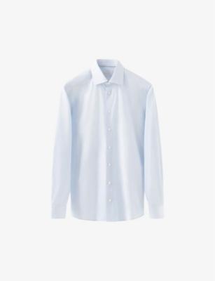 Elevated-Twill Contemporary-Fit Cotton Shirt by ETON