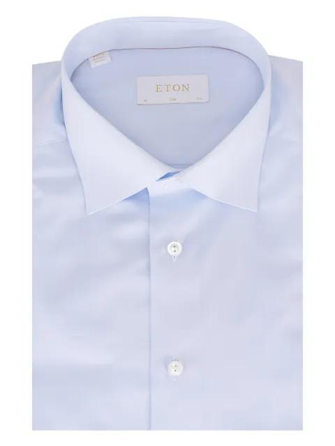 Elevated point-collar cotton shirt by ETON