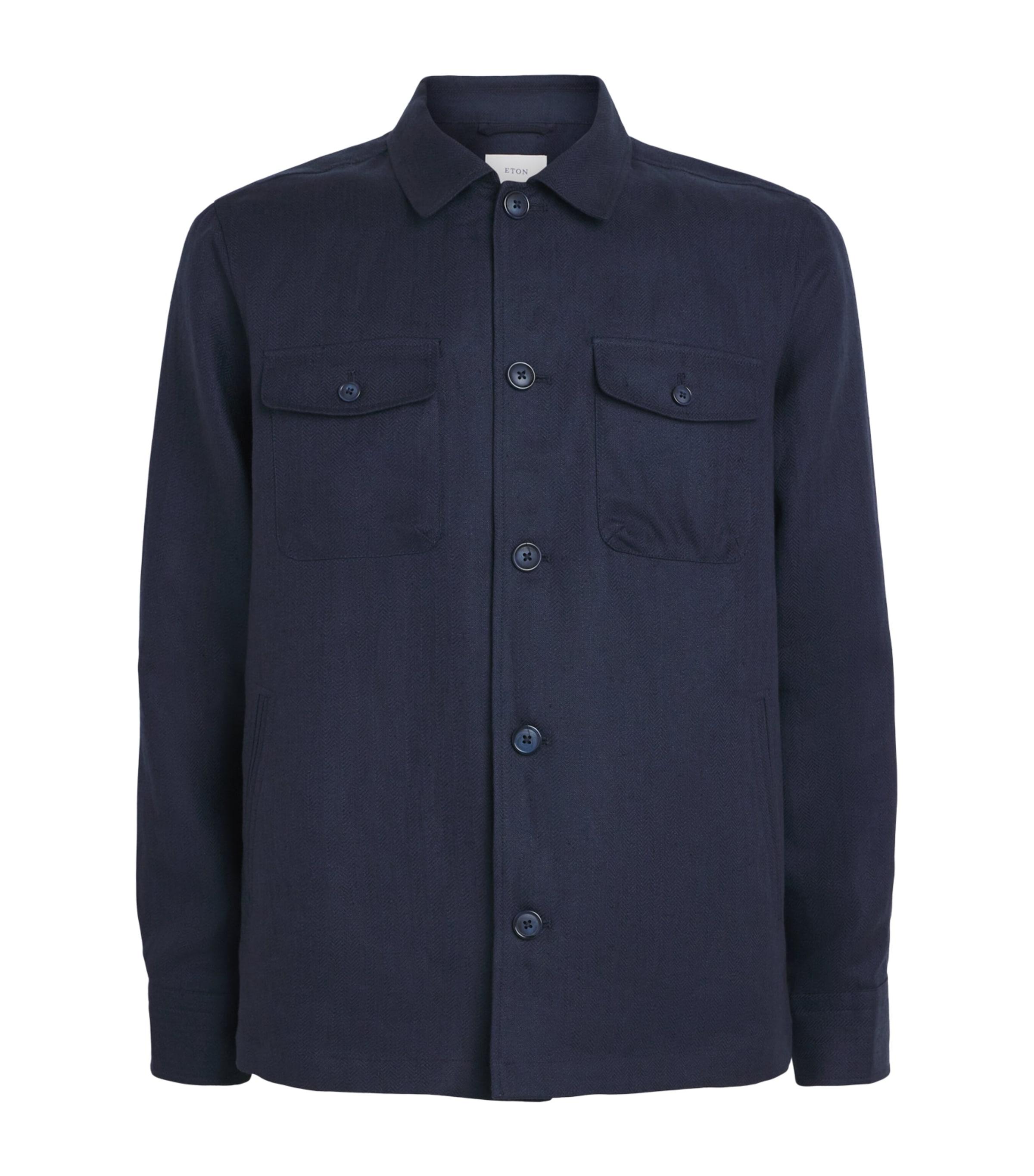 Eton Linen-Blend Overshirt by ETON