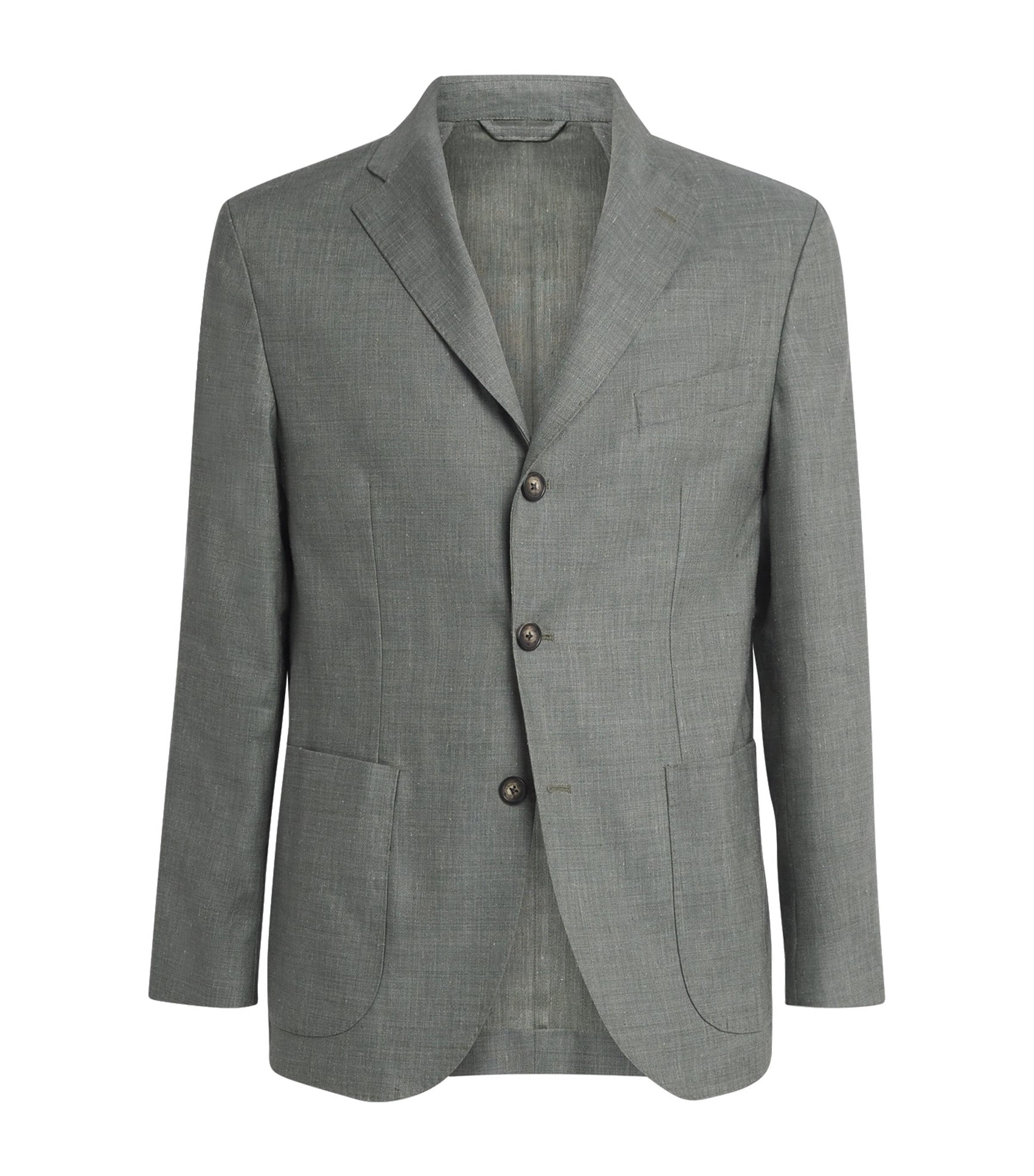 Eton Wool-Silk-Linen Blazer by ETON