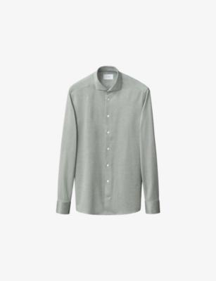 Filo di Scozia Contemporary-Fit Cotton-Knit Shirt by ETON