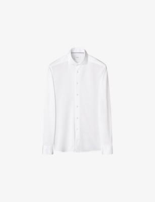 Filo di Scozia Contemporary-Fit Cotton-Knit Shirt by ETON