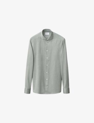 Filo di Scozia Slim-Fit Cotton-Knit Shirt by ETON