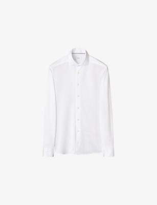 Filo di Scozia Slim-Fit Cotton-Knit Shirt by ETON