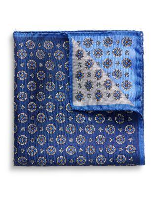 Four Medallion Silk Pocket Square by ETON