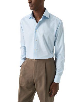 Geometric Twill Dress Shirt by ETON