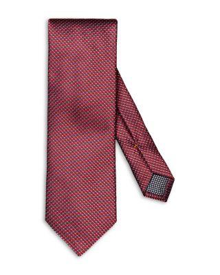 Geometric Wide Silk Tie by ETON