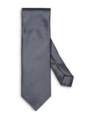 Geometric Wide Silk Tie by ETON