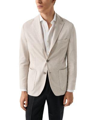Herringbone Linen Jersey Soft Jacket by ETON